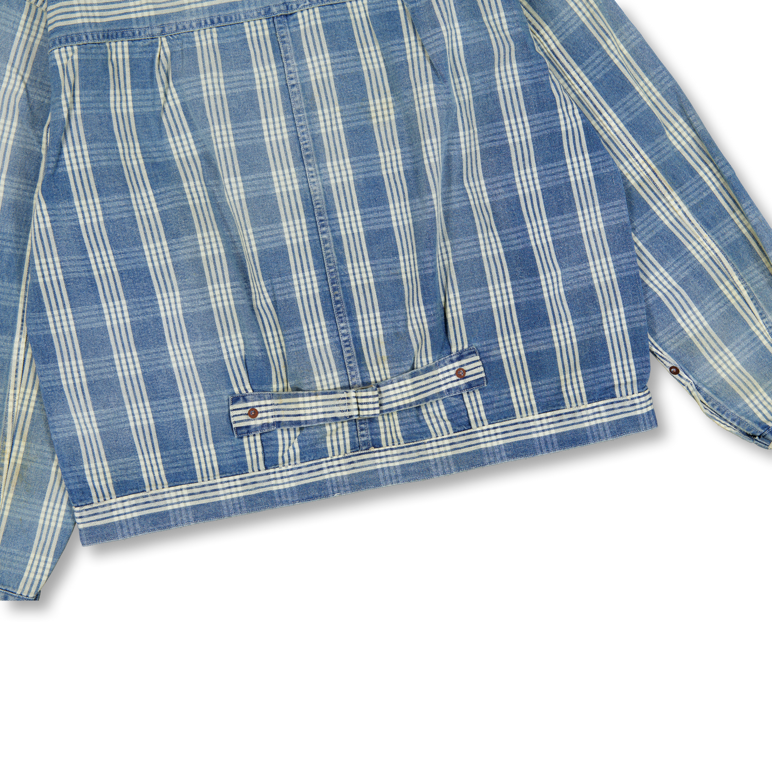 A.PRESSE No.213 Indigo Palaka Denim Jacket Check | Nitty Gritty