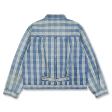 A.PRESSE No.213 Indigo Palaka Denim Jacket Check | Nitty Gritty