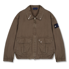 Stone Island Light Bull Denim-TC Jacket 4100002 - Umber
