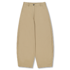 Cordera Cotton Curved Pants - Camel