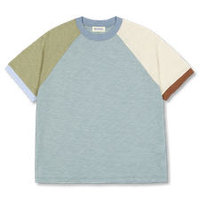 BEAMS BOY Slab Jersey Crazy Short Sleeve - Grey