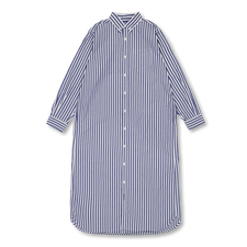 BEAMS BOY Stripe B.D. Dress - Navy