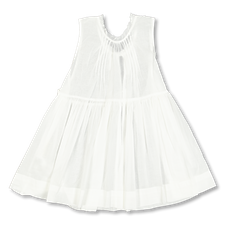 BEAMS BOY Cotton Gather Non-Sleeve Shirt - Off White
