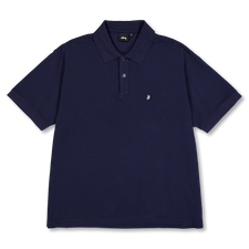 Stüssy Classic Pique Polo - Navy