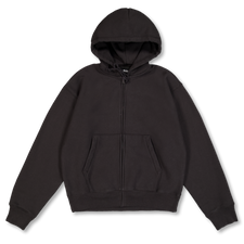 Stüssy Cursive Applique Zip Hood - Black