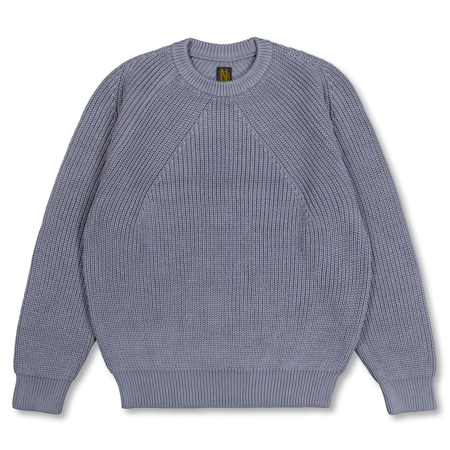 BATONER　 Men　SIGNATURE CREW NECK size3 Batoner Signature Crew Neck Gray Sax | Nitty Gritty