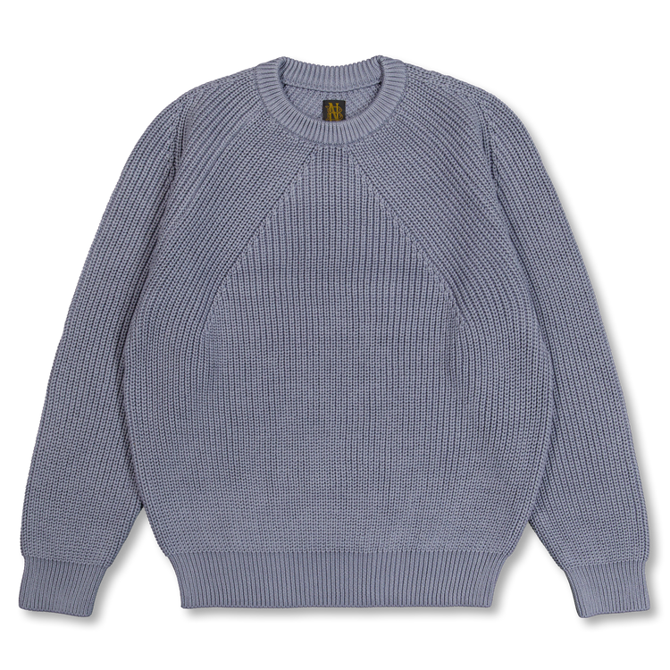 Batoner Signature Crew Neck Gray Sax | Nitty Gritty