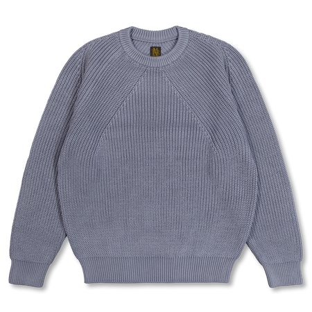 Batoner Signature Crew Neck Gray Sax | Nitty Gritty