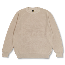Batoner Caribbean Sea Island Cotton Signature Crew Neck - Greige