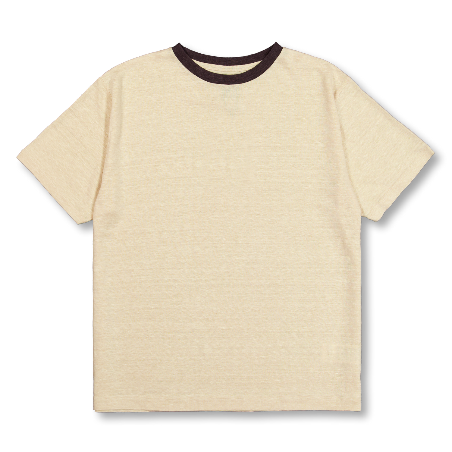 Batoner Normandy Linen T-Shirt Beige/Brown | Nitty Gritty
