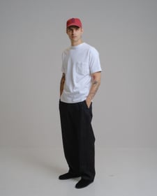 Nitty Gritty® Worldwide 80s Pocket Tee - White
