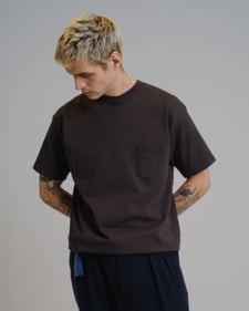 Nitty Gritty® Worldwide 80s Pocket Tee - Washed Black