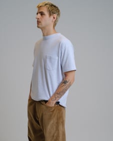 Nitty Gritty® Worldwide 80s Pocket Tee - Ash