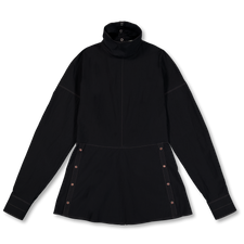 Lemaire Plastron Top With Snaps - Black