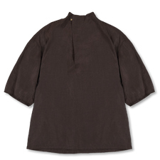 Lemaire Soft Collar Top - Licorice