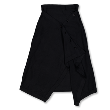 Lemaire Buttoned Skirt - Black