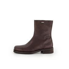 Our Legacy Camion Boot - Matted Brown Waxed Bovine