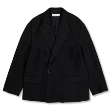 Our Legacy Halt Blazer - Miner Black Feral Wool
