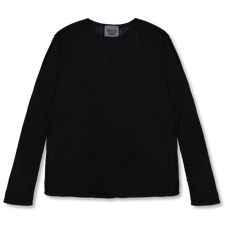 Gabriela Coll Garments No. 300 Rib Jersey Top - Black