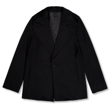 Gabriela Coll Garments No. 173 Heavy Wool Two Button Jacket - Black