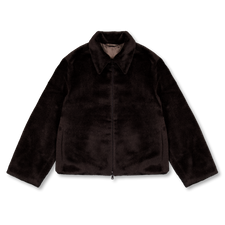 Gabriela Coll Garments No. 285 Suri Alpaca Pocket Jacket - Brown