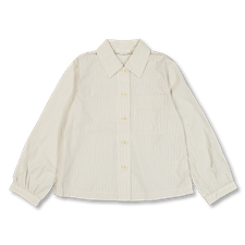 Toast                                              Baya Patch Pocket Stripe Organic Cotton Shirt - Sunwashed Blue