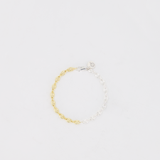 Gottlob Subtle Clover Bracelet - Silver Gold