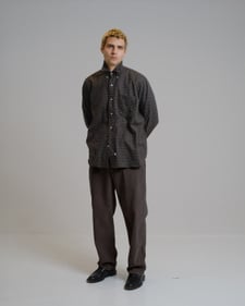 Nitty Gritty® Worldwide Brushed Melton Twill Shirt - Gray Green