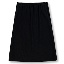 Auralee Fulled Wool Silk Skirt - Black