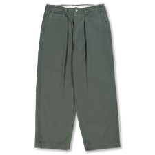 Niceness ALBARN Aged Effect Resized Chino Trousers - Smoke Grey