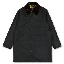 Barbour Long Spey Wax Jacket - Sage