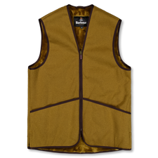 Barbour Warm Pile Waistcoat Zip-In Liner - Toast