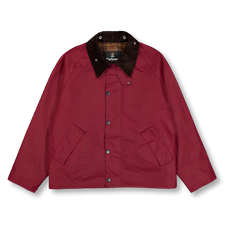 Barbour OS Transport Wax Jacket - Scarlet