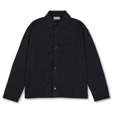 Margaret Howell Collared Cardigan - Charcoal
