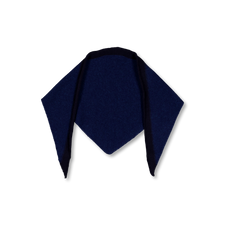 Margaret Howell MHL Tipped Scout Scarf - Cobalt / Indigo