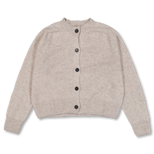 Margaret Howell Small Crew Neck Cardigan - Natural