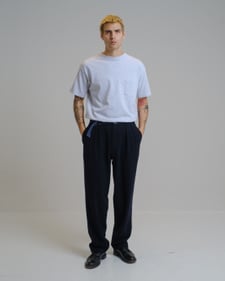 Nitty Gritty® Worldwide Pleated Wool Pant - Navy