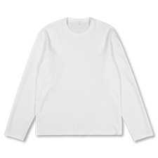 Lady White Co. L/S Pima Lock T-Shirt - White