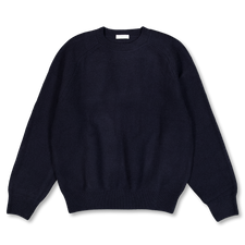 Lady White Co. Raglan Link Sweater - Deep Navy