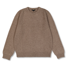 Evan Kinori                                        Crewneck Sweater - Light Brown