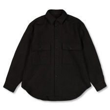 Evan Kinori                                        Big Shirt - Black Brown