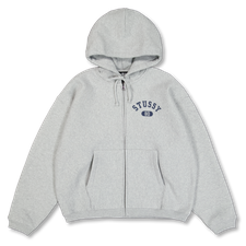 Stüssy Varsity Zip Hood - Grey Heather