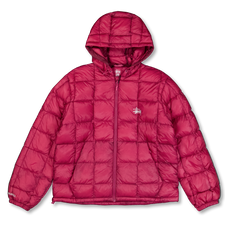 Stüssy Midweight Hooded Puffer - Fuschia