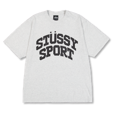 Stüssy Block Sport Tee - Ash Heather