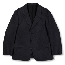 A.PRESSE Wool Flannel Jacket - Charcoal