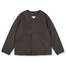 Nanamica Down Cardigan - Charcoal