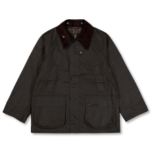 Barbour OS Bedale Wax Jacket - Dark Brown