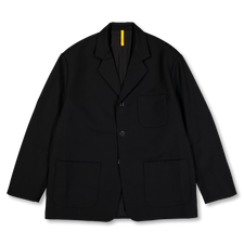 MAN-TLE                                            R21Y2 Patch Blazer - Black Impact Wool