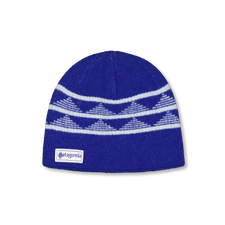 Patagonia Cinder Beanie - Hut Tripper Stripe: Cobalt Blue