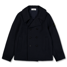 Stone Island Heavy Melton Peacoat 4100040 - Navy Blue